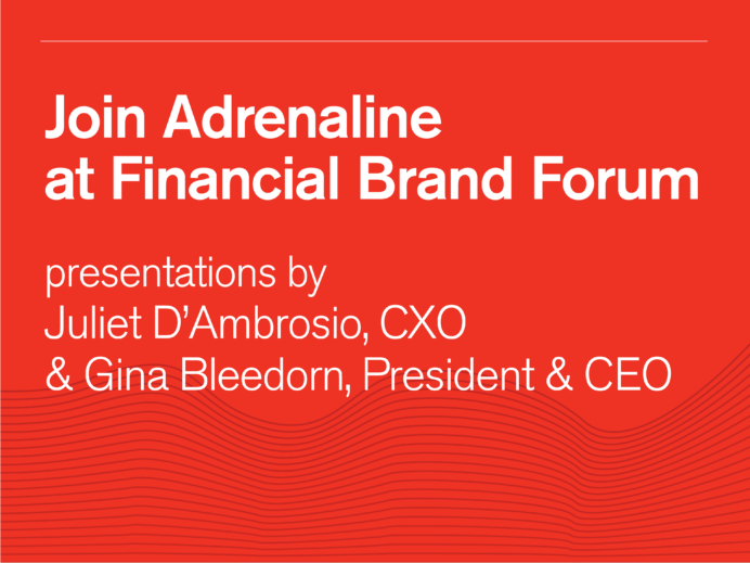 Adrenaline at Financial Brand Forum