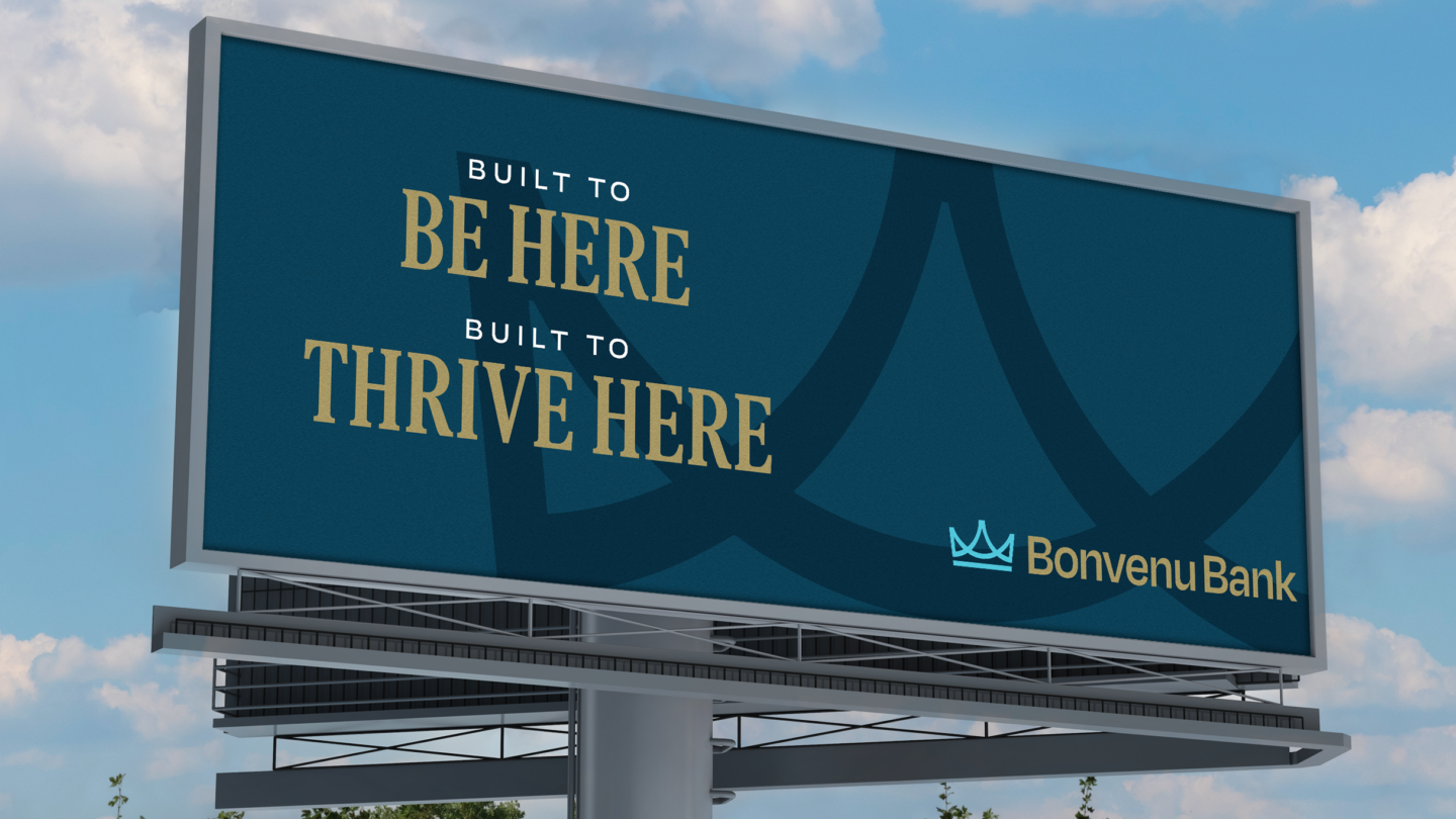 Bonvenu Bank Billboard