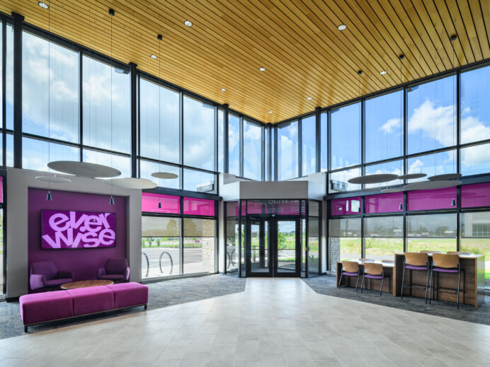 Credit union lobby design